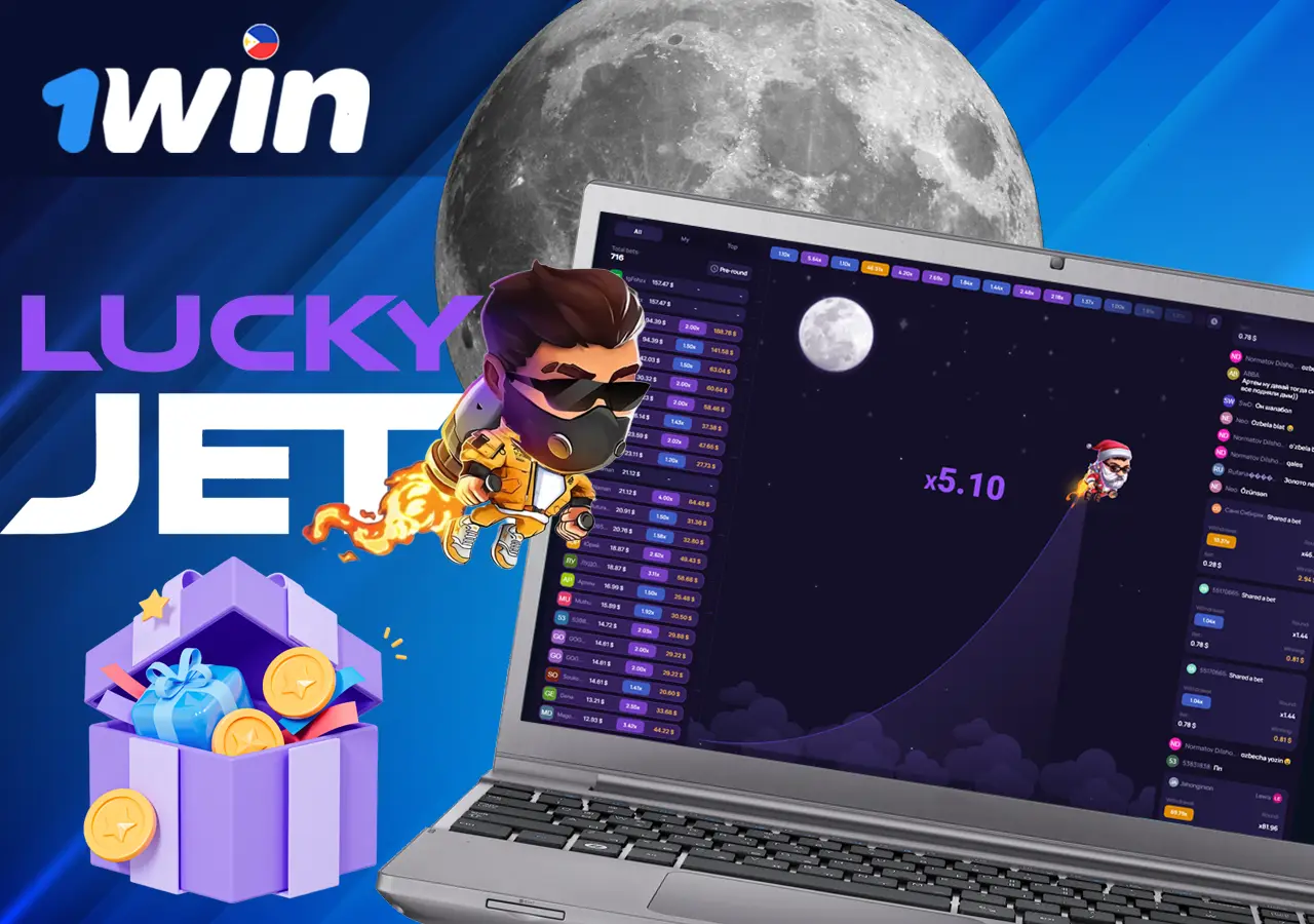 1Win Lucky Jet is a crash game for Filipino players