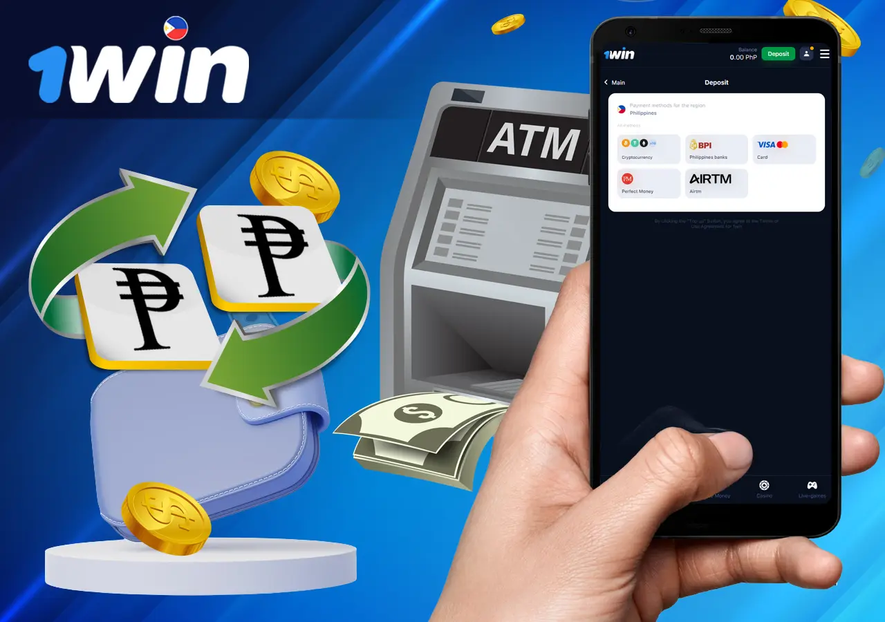 1Win Casino payment methods for Filipinos
