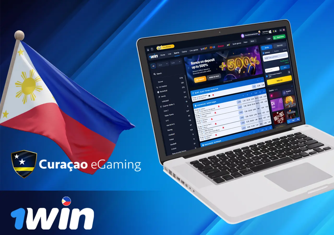 Legal bookmaker 1win in the Philippines