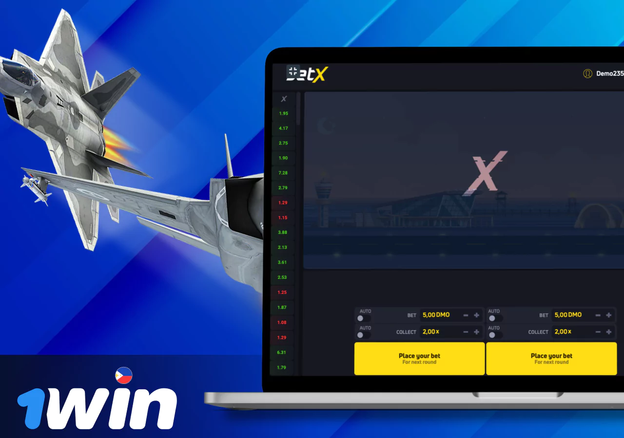 Features of JetX on the 1Win casino platform