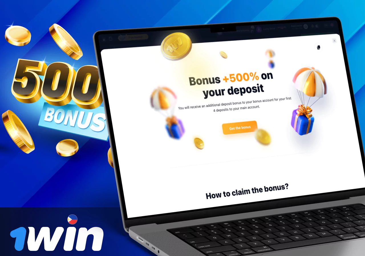 Bonus from bookmaker's company for the first 4 deposits